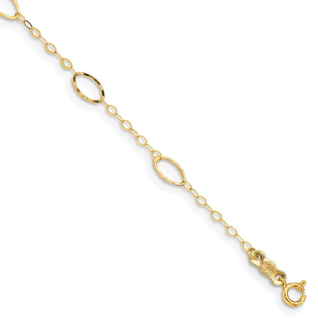 14k Yellow Gold Bracelets Style FB1314 - Classique Jewelry Inc.