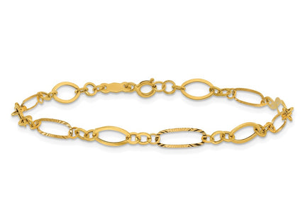 14k Yellow Gold Bracelets Style FB1315Y - Classique Jewelry Inc.