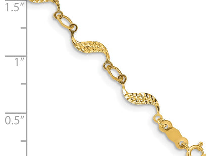 14k Yellow Gold Bracelets Style FB1324 - Classique Jewelry Inc.