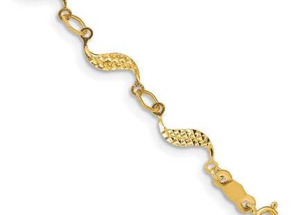 14k Yellow Gold Bracelets Style FB1324 - Classique Jewelry Inc.