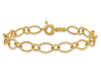 14k Yellow Gold Bracelets Style FB1326 - Classique Jewelry Inc.