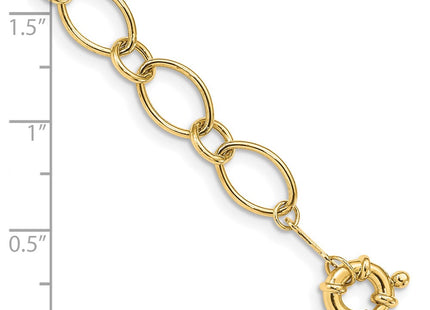 14k Yellow Gold Bracelets Style FB1326 - Classique Jewelry Inc.