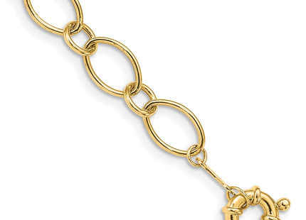 14k Yellow Gold Bracelets Style FB1326 - Classique Jewelry Inc.