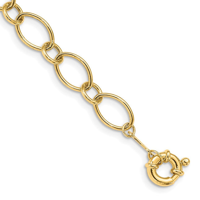 14k Yellow Gold Bracelets Style FB1326 - Classique Jewelry Inc.