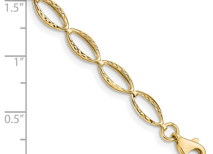 14k Yellow Gold Bracelets Style FB1333Y - Classique Jewelry Inc.