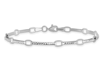 14k White Gold Bracelets Style FB1335 - Classique Jewelry Inc.