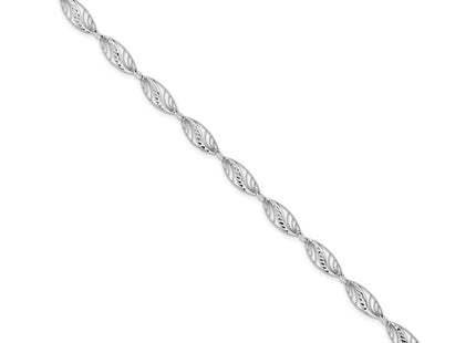 14k White Gold Bracelets Style FB1336 - Classique Jewelry Inc.