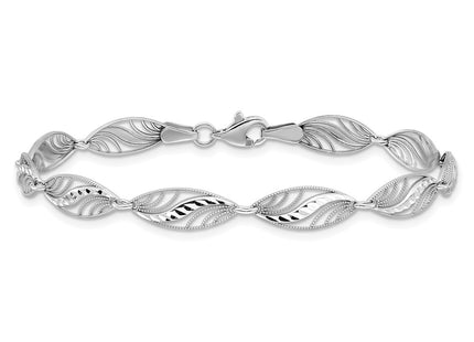 14k White Gold Bracelets Style FB1336 - Classique Jewelry Inc.