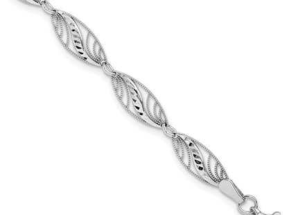 14k White Gold Bracelets Style FB1336 - Classique Jewelry Inc.