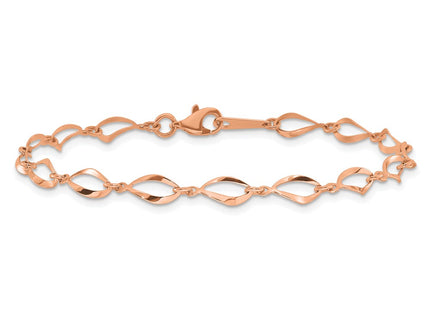 14k Rose Gold Bracelets Style FB1340R - Classique Jewelry Inc.