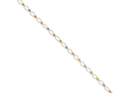 14k Tri-Color Bracelets Style FB1347 - Classique Jewelry Inc.