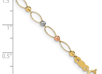 14k Tri-Color Bracelets Style FB1347 - Classique Jewelry Inc.
