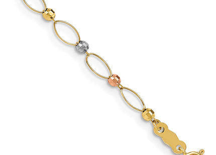 14k Tri-Color Bracelets Style FB1347 - Classique Jewelry Inc.