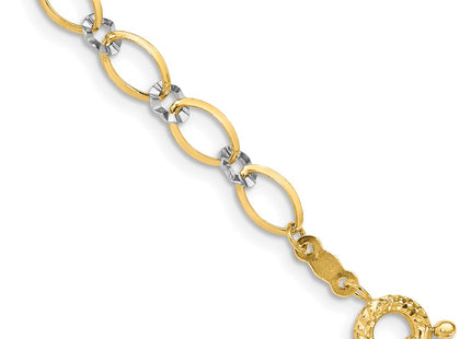 14k Two-tone Bracelets Style FB1353 - Classique Jewelry Inc.
