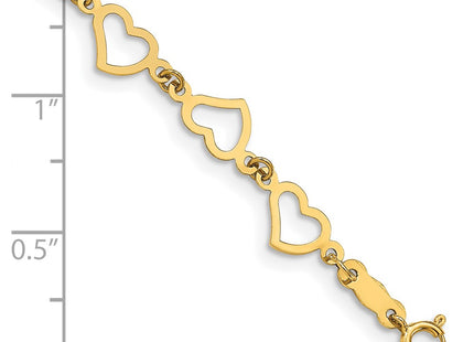 14k Yellow Gold Bracelets Style FB1357 - Classique Jewelry Inc.