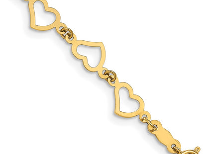 14k Yellow Gold Bracelets Style FB1357 - Classique Jewelry Inc.
