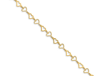 14k Yellow Gold Bracelets Style FB1358 - Classique Jewelry Inc.