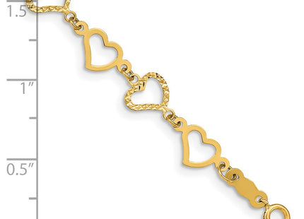 14k Yellow Gold Bracelets Style FB1358 - Classique Jewelry Inc.