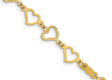 14k Yellow Gold Bracelets Style FB1358 - Classique Jewelry Inc.