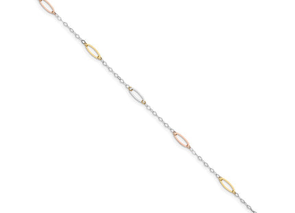 14k Tri-Color Bracelets Style FB1371 - Classique Jewelry Inc.