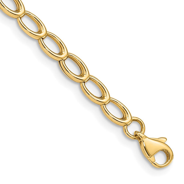 14k Yellow Gold Bracelets Style FB1413 - Classique Jewelry Inc.