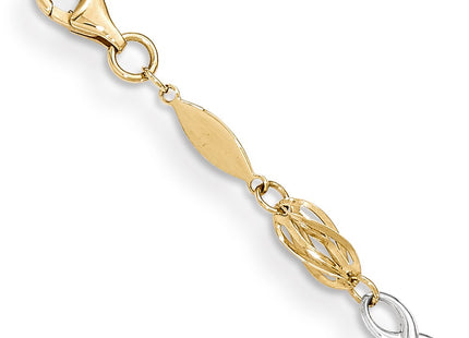 14k Two-tone Bracelets Style FB1417 - Classique Jewelry Inc.