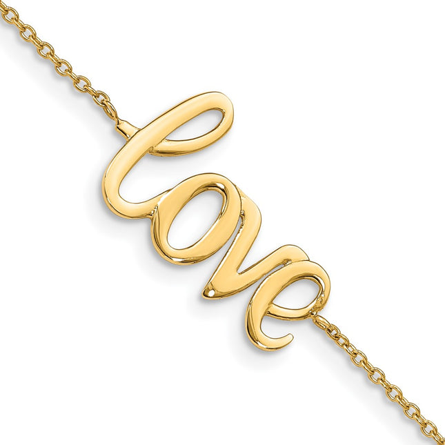 14k Yellow Gold Bracelets Style FB1427 - Classique Jewelry Inc.
