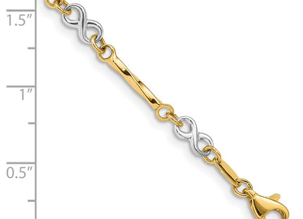 14k Two-tone Bracelets Style FB1437 - Classique Jewelry Inc.