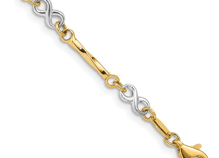 14k Two-tone Bracelets Style FB1437 - Classique Jewelry Inc.
