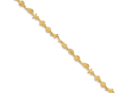 14k Yellow Gold Bracelets Style FB1443 - Classique Jewelry Inc.