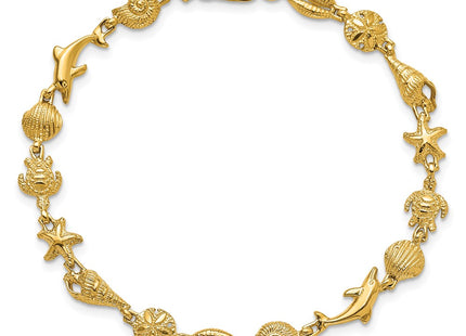 14k Yellow Gold Bracelets Style FB1443 - Classique Jewelry Inc.