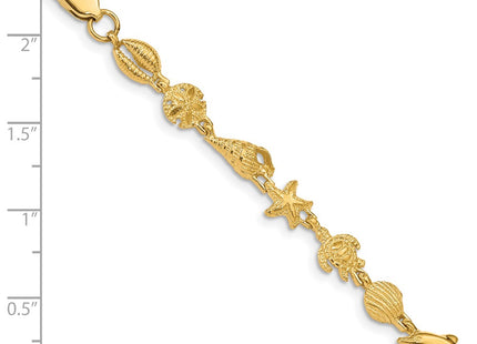 14k Yellow Gold Bracelets Style FB1443 - Classique Jewelry Inc.