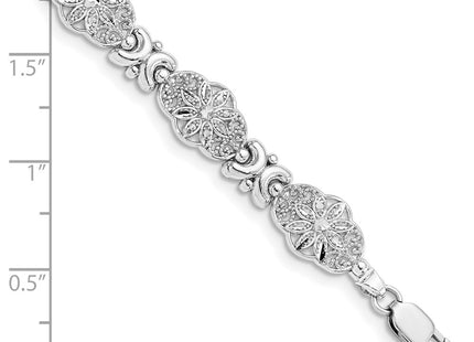 14k White Gold Bracelets Style FB1449W - Classique Jewelry Inc.