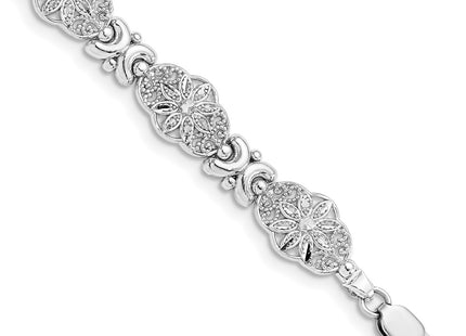 14k White Gold Bracelets Style FB1449W - Classique Jewelry Inc.