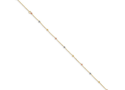 14k Tri-Color Bracelets Style FB1456 - Classique Jewelry Inc.