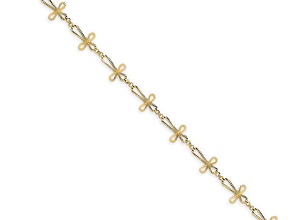 14k Yellow Gold Bracelets Style FB1457 - Classique Jewelry Inc.