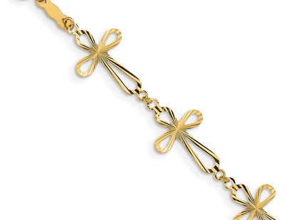 14k Yellow Gold Bracelets Style FB1457 - Classique Jewelry Inc.