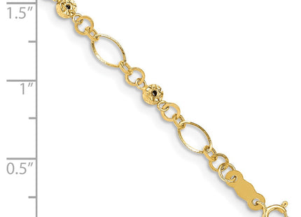 14k Yellow Gold Bracelets Style FB1467 - Classique Jewelry Inc.