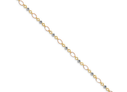 14k Tri-Color Bracelets Style FB1467Y - Classique Jewelry Inc.