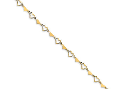 14k Yellow Gold Bracelets Style FB1481 - Classique Jewelry Inc.