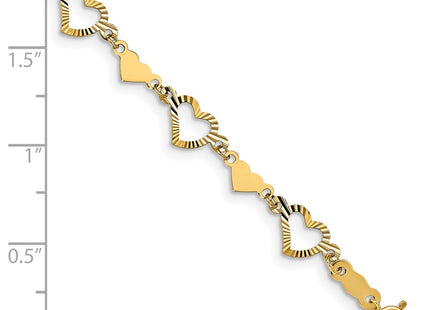 14k Yellow Gold Bracelets Style FB1481 - Classique Jewelry Inc.