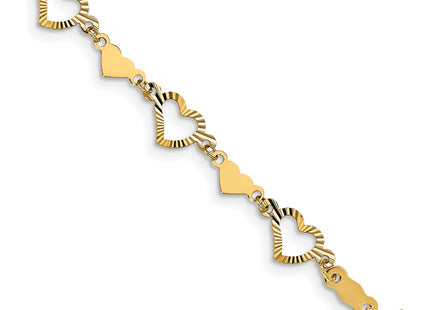 14k Yellow Gold Bracelets Style FB1481 - Classique Jewelry Inc.
