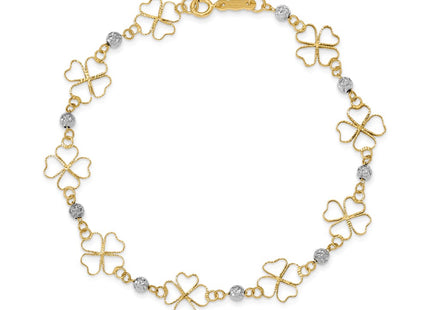 14k Two-tone Bracelets Style FB1492 - Classique Jewelry Inc.