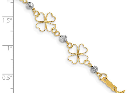14k Two-tone Bracelets Style FB1492 - Classique Jewelry Inc.