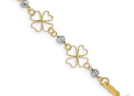 14k Two-tone Bracelets Style FB1492 - Classique Jewelry Inc.