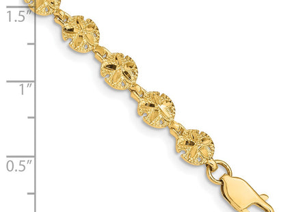 14k Yellow Gold Bracelets Style FB1495 - Classique Jewelry Inc.