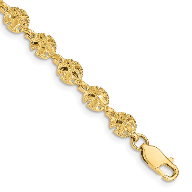 14k Yellow Gold Bracelets Style FB1495 - Classique Jewelry Inc.