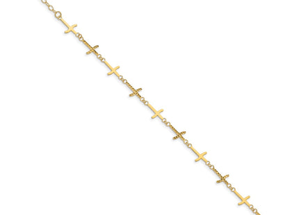 14k Yellow Gold Bracelets Style FB1498 - Classique Jewelry Inc.