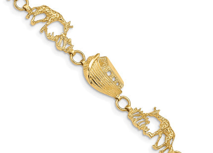 14k Yellow Gold Bracelets Style FB1504 - Classique Jewelry Inc.