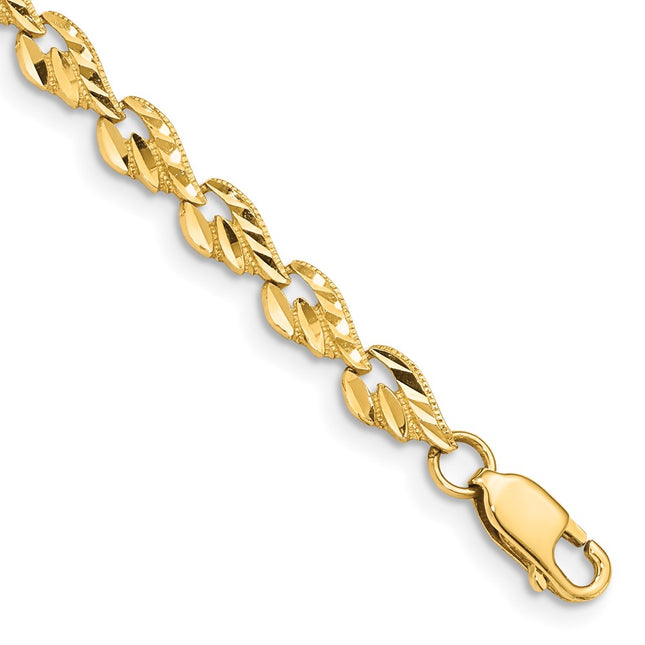 14k Yellow Gold Bracelets Style FB1510 - Classique Jewelry Inc.